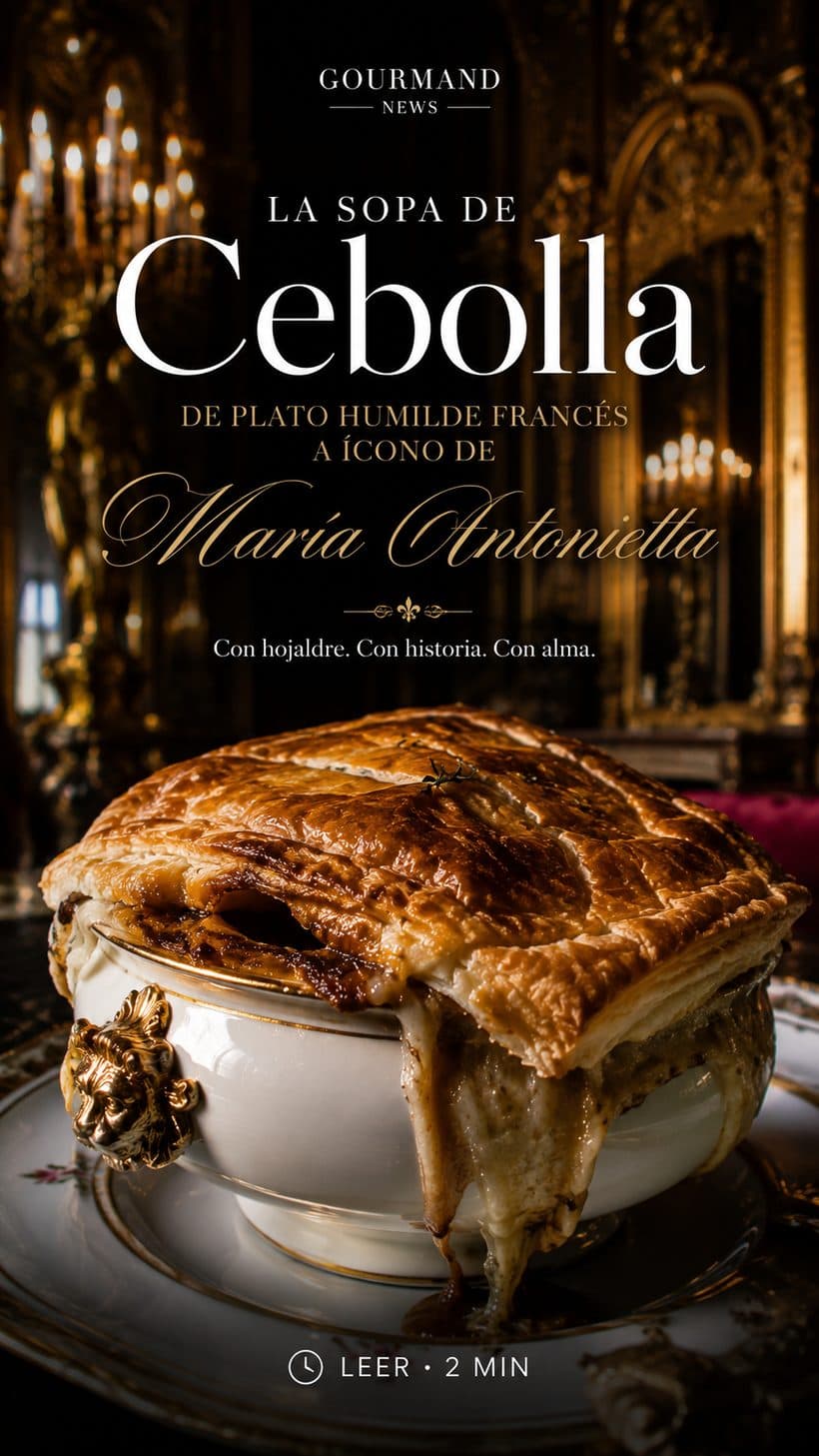 La sopa de cebolla: de plato humilde francés a ícono de Marie Antoinette