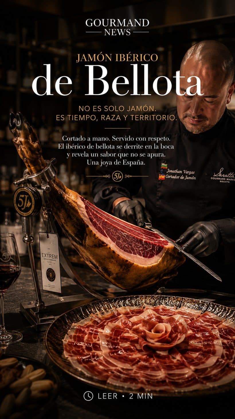 Jamón ibérico de bellota vs. jamón serrano: no son lo mismo